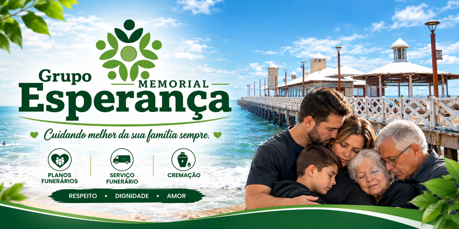 Plano funerário familiar em Fortaleza - Grupo Esperança
